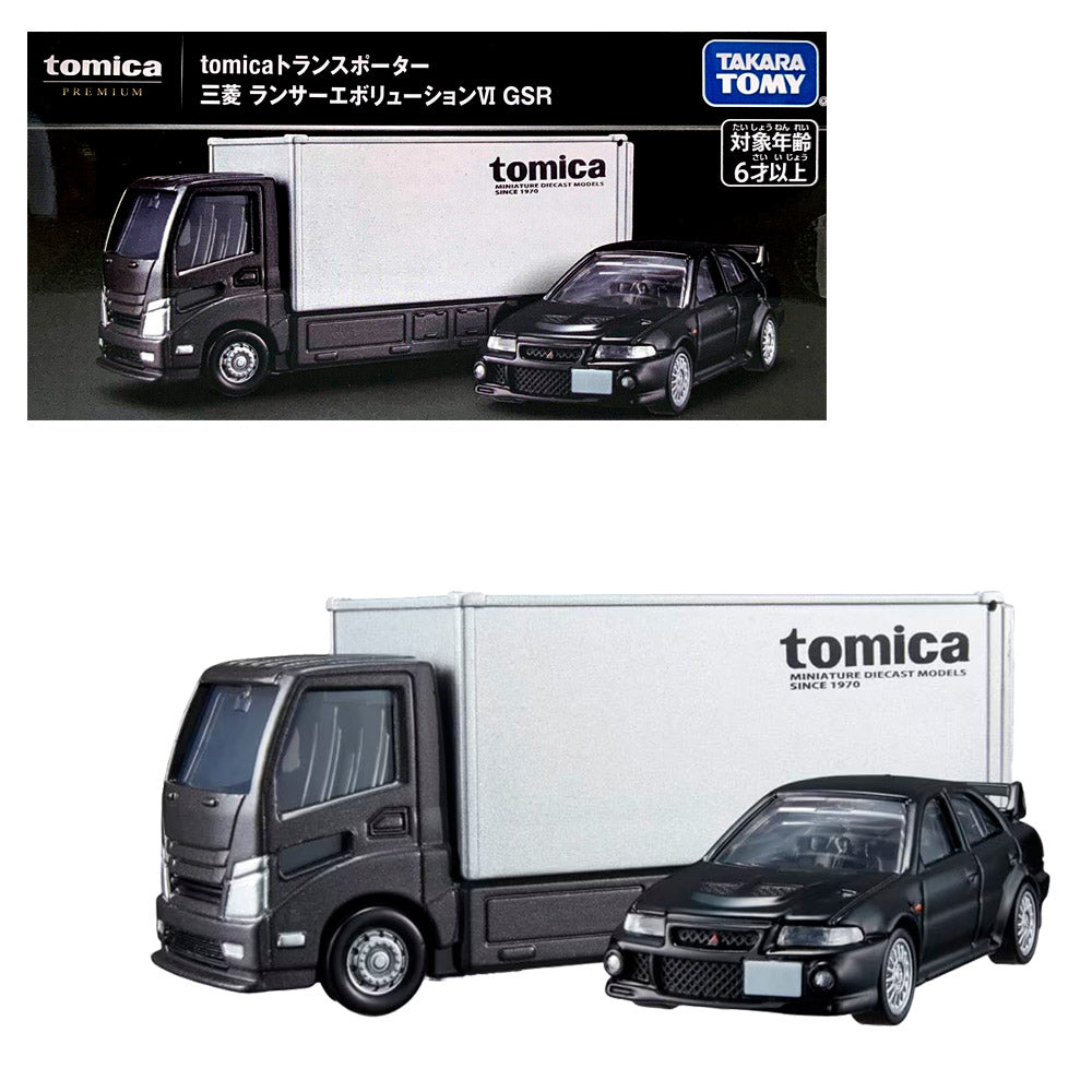 TOMICA TRANSPORTER MITSUBISHI LANCER EVOLUTION VI GSR TOMICA TRANSPORTER MITSUBISHI LANCER EVOLUTION VI GSR